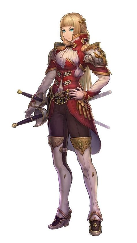 Violet Shranste Captain Of The Guard Of Paretraeuh Character Design