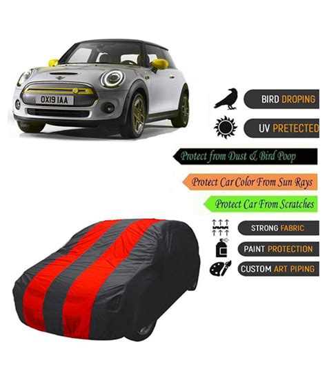 Qualitybeast Car Body Cover For Mini Cooper Se Mahroon Black Buy