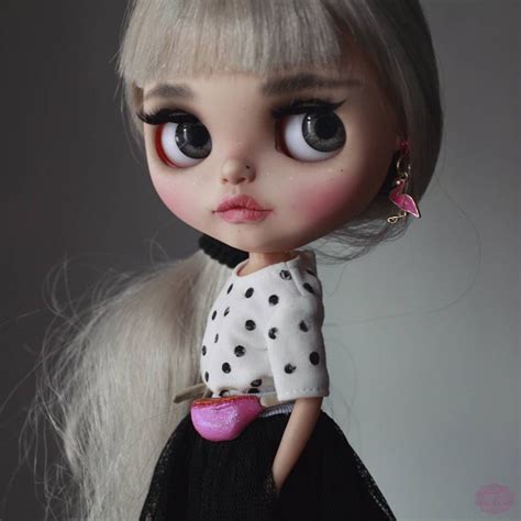 Custom Blythe By Karolinfelix Blythe Customblythe Blythecustom Artdoll Dollart Dolls Cute