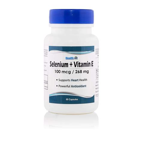 Buy Healthvit Selenium 100mcg Vitamin E 400 Iu Multivitamin Tablets