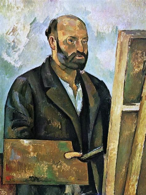 Self Portrait With Palette By Paul Cezanne Hand Painted Oil Painting Cezanne Art Paul