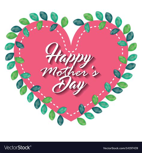 Happy Mothers Day Card Royalty Free Vector Image