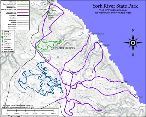 River Map York