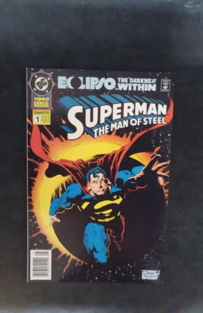 Superman The Man Of Steel Annual 1 1992 Dc Comics Comic Book 700