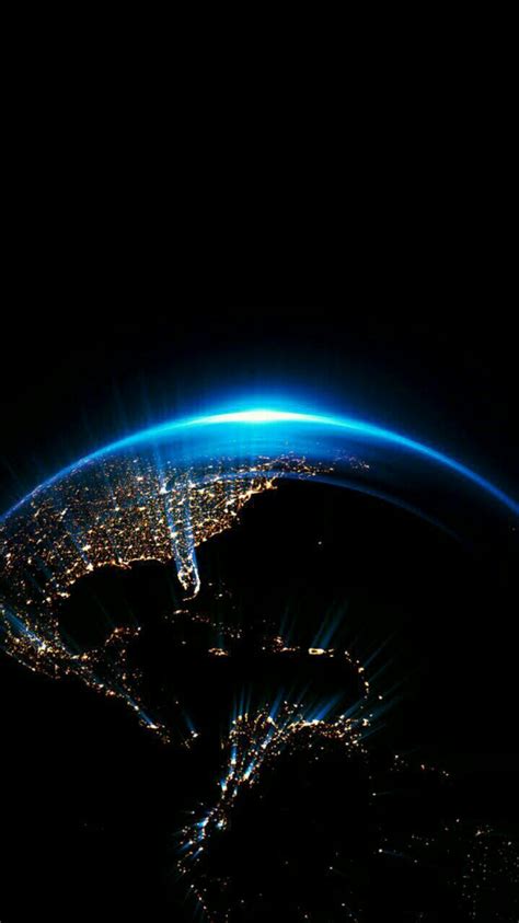 Planet Earth In Night Iphone Wallpaper Iphone Wallpapers