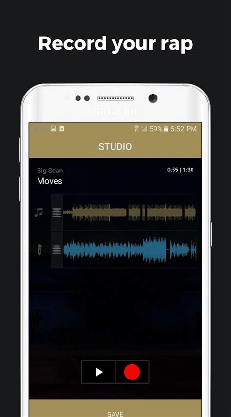 Rapchat Social Rap Maker Recording Studio Beats Android Apps On