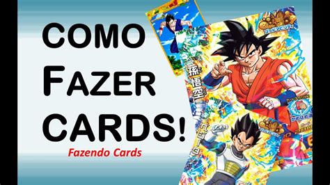 Based on the collectible card game, dragon ball z allows players to use a ladder fighting system to defeat opponents and, finally, conquer cell, the major baddie. Como Fazer Cards do Dragon Ball - YouTube