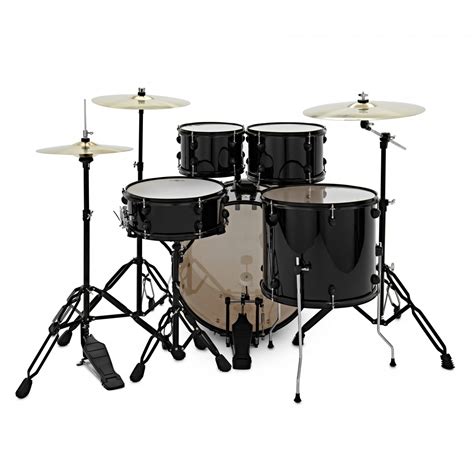 Bdk 22 Expanded Rock Drum Kit By Gear4music Black At Gear4music