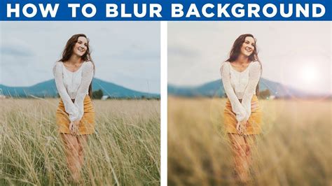 How To Nicely Blur Backgrounds In Photoshop Cc Blur Background Like