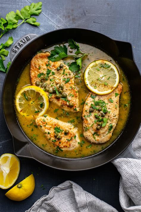 List Of 10 Chicken Piccata With Lemon Sauce