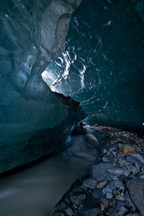 Inside Glacier Caves 17 Photos