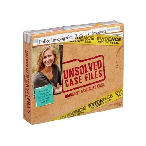 Buy Unsolved Case Files Harmony Ashcroft Murder Mystery Game At