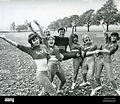 THE BEAT GIRLS UK TV dance group in September 1964 with their producer ...