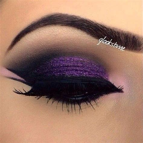 love love love this deep purple smokey eye black smokey eye makeup makeup eye makeup