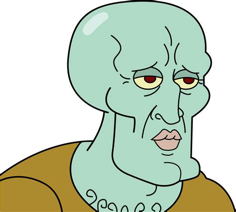 Handsome Squidward Png Png Image Collection