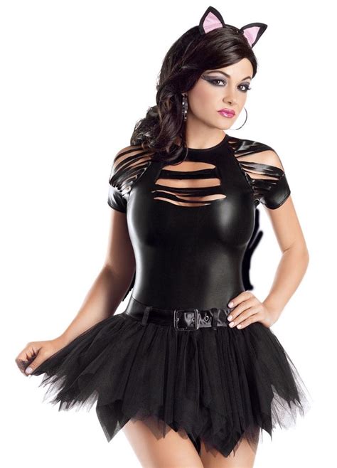 Meow Black Cat Plus Size Costume Costumes For Women Halloween Outfits