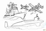 Coloring Submarine Printable Attacking Skip Main sketch template