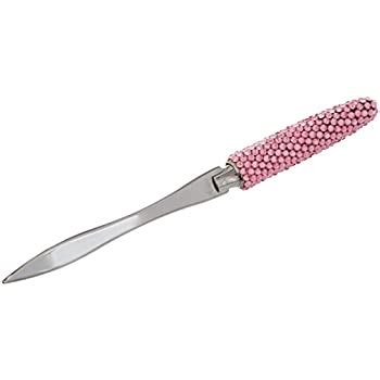 Amazon Com Light Pink Crystal Letter Opener Office Products