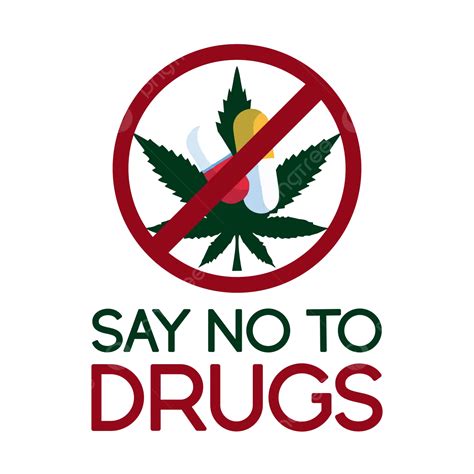 Katakan Tidak Kepada Narkoba Vektor Hari Internasional Melawan Narkoba
