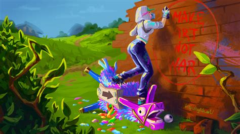 Fortnite Fan Art Wallpapers 4k Hd Fortnite Fan Art Backgrounds On