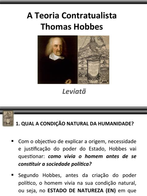 Contratualismo De Hobbes Social Contract Thomas Hobbes