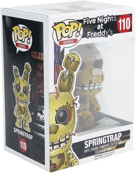 Funko Pop Games Fnaf Flocked Springtrap Gamestop Exclusive Five Nights