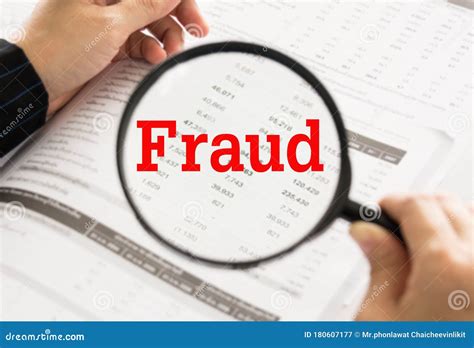 Business Fraud Investigation Stock Image - Image of spreadsheet, fraud