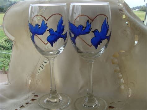 Christine Flannery Glass Painting Hand Glass Painting Glasses