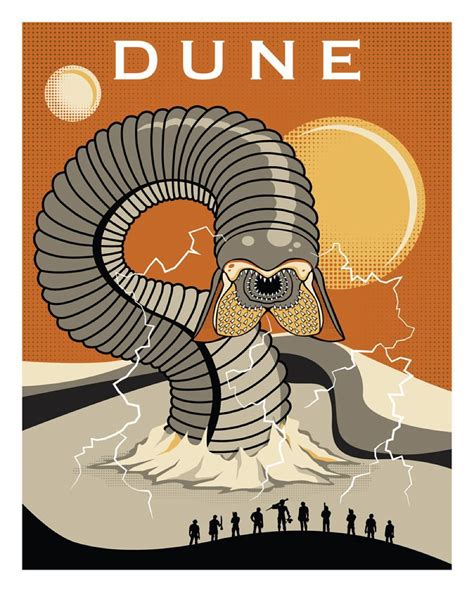 Dune Davidlynch Sandworm Atreides Arrakis Posterdesign Posters