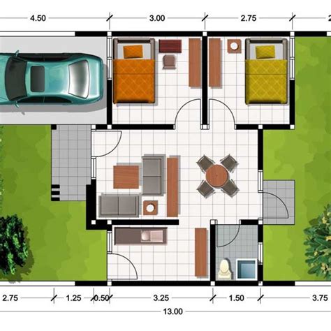 Jika luas bangunan yang anda inginkan dibawah 80 m2 (misal 36 m2), maka anda akan dikenakan biaya desain 80 m2 dikali harga paket yang dipilih. 52 Gambar Desain Rumah Hook Type 36 Terpopuler Yang Harus ...