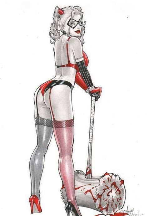 Harley Quinn Pinup And Sexy Art On Pinterest