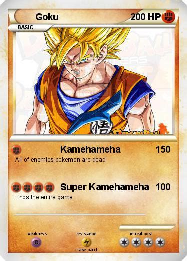 Pokémon Goku 6368 6368 Kamehameha My Pokemon Card