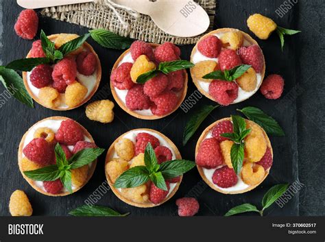 Desserts Raspberries Image And Photo Free Trial Bigstock