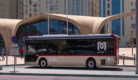 All Buses On The Doha Metro Golden Line Are Now 100 Electri