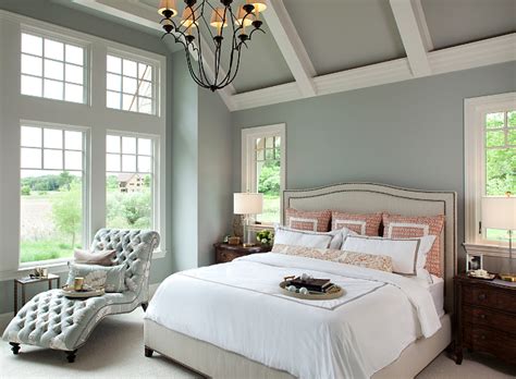 I absolutely love the blue paint color in the room thank you stacy at south shore decorating for compiling this great resource! Classic East Coast Shingle Style Lakeside Cottage - Home ...