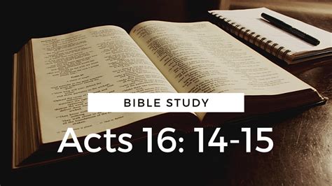 Acts 16 14 15 Youtube