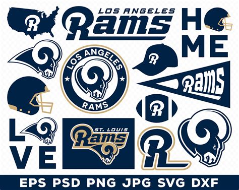 Los Angeles Rams, Los Angeles Rams logo, Los Angeles Rams svg, Los Angeles Rams clipart, Los ...