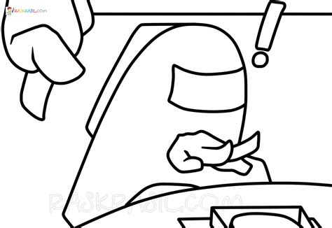 Game Among Us Coloring Pages Printable