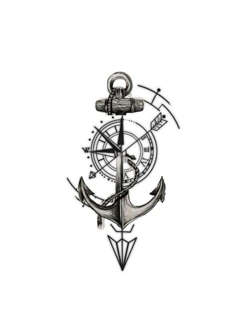 Pin By Berkay On H Zl Kaydedilenler Anchor Tattoo Design Compass