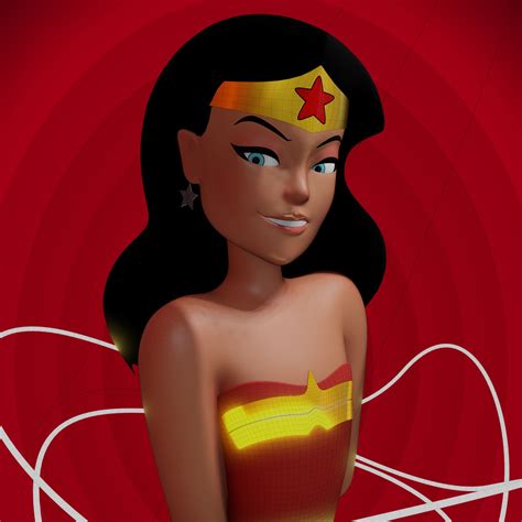 Modello 3d Cute Wonder Woman Turbosquid 1704248