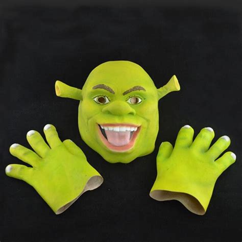 Buy Full Head Eco Friendly Latex Shrek Mask With