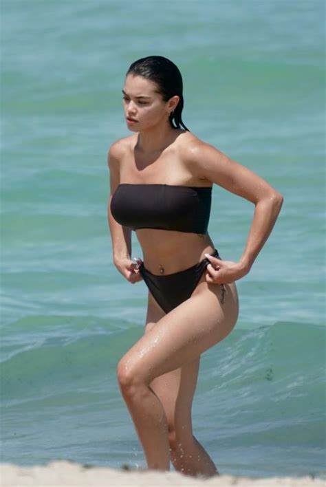 paris berelc in bikini at a beach in miami 08 05 2021 hawtcelebs