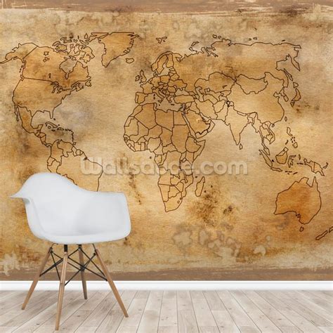 Old Map Wallpaper Wallsauce Uk