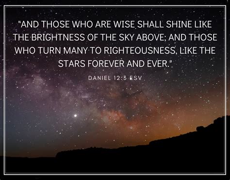 Shine Like The Brightness Of The Sky Above Daniel 123 Print Wall Art