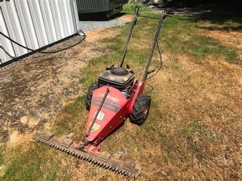 Lot 136 Troy Bilt Sickle Bar Mower With Briggs And Stratton Motor