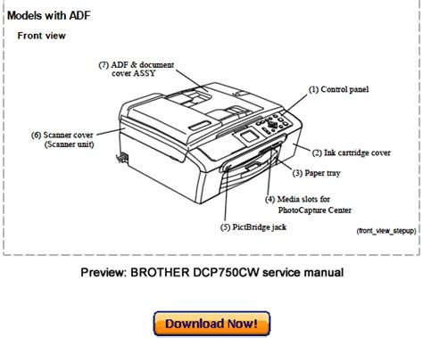Please select the driver to download. BROTHER DCP-750CW DCP-540CN DCP-330C DCP-130C Service ...