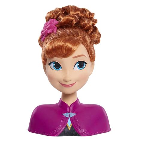 Disney Frozen Anna Styling Head In 2020 Disney Frozen