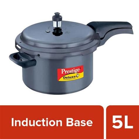 Buy Prestige Deluxe Plus Pressure Cooker Hard Anodized 5 Ltr Online At