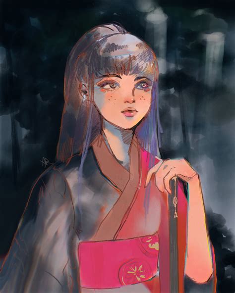 Kimono Girl By Kikomiya On Deviantart