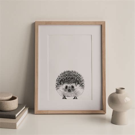 Baby Hedgehog Decor Woodland Themed Nursery Decor Hedgehog Etsy Uk
